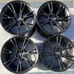 "19 Tesla Model Y Satin Black Rims/Wheels (exchange available)