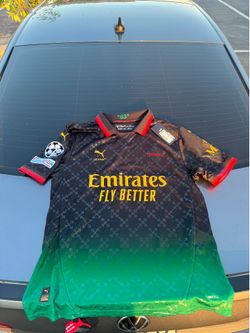 AC Milan 2024/25 Authentic Men's Jersey PUMA x Off-White, Size Large