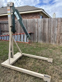 Beech Engineering Premium Hydraulic Floor Crane Cherry picker