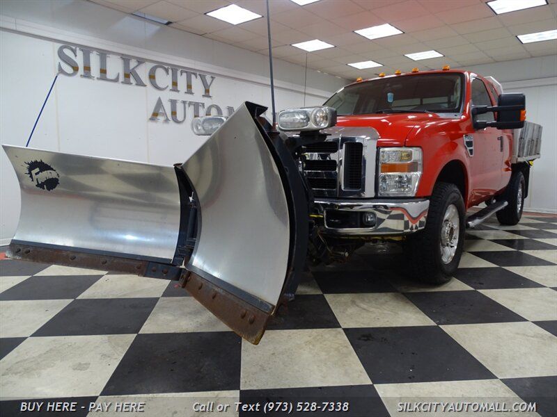 2010 Ford F-250 SD XLT 4x4  FLATBED w/ Aluminum Snow Plow