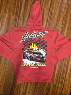 Dodge Hellcat World Race Graphic Hoodie
