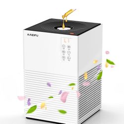 Air Purifier for Home Large Room Up to 1200 Sq Ft, Air Cleaner with H13 Filter, Air Quality Sensor, 4 Timers, 3 Speeds Fan, Quite Air Purifier for Dus