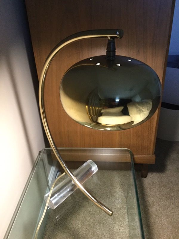 Vintage MCM brass and Lucite arc table or desk lamp for Sale in Pittsburgh, PA OfferUp