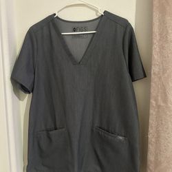 Pre Own Scrubs FIGS Gray Color 