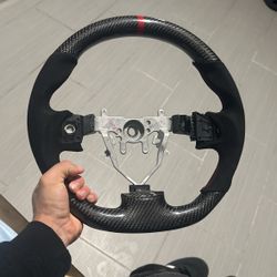 Carbon Fiber Steering Wheel For Subaru Impreza Sti 2008-2014