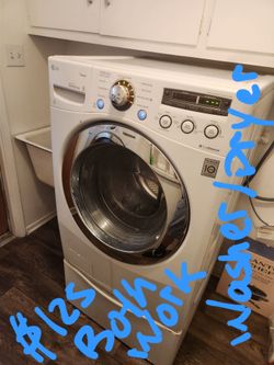 Lg front load washer and dryer