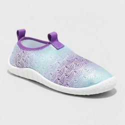 Cat & Jack Grover Slip-On Water Shoes Mermaid Teal and Purple