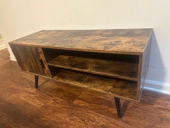 TV stand rustic wood