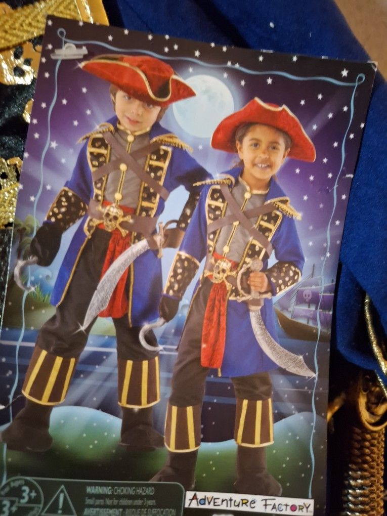 🎃KIDS' PIRATE CAPTAIN ACCESSORIES HALLOWEEN COSTUME