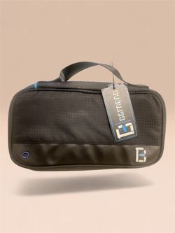 Portable Double-Layer Electronics Organizer - Ideal for Travel & Business