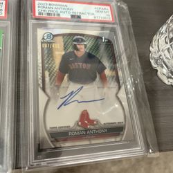 Roman Anthony 1st Auto /499 PSA 10