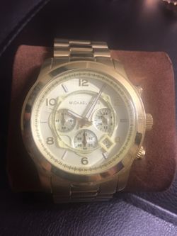 Michael Kors Unisex gold watch