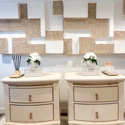 Elegant Cream Nightstands