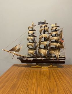 Antique Cutty Sark Ship Model