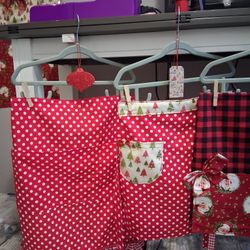 Christmas holiday aprons handmade