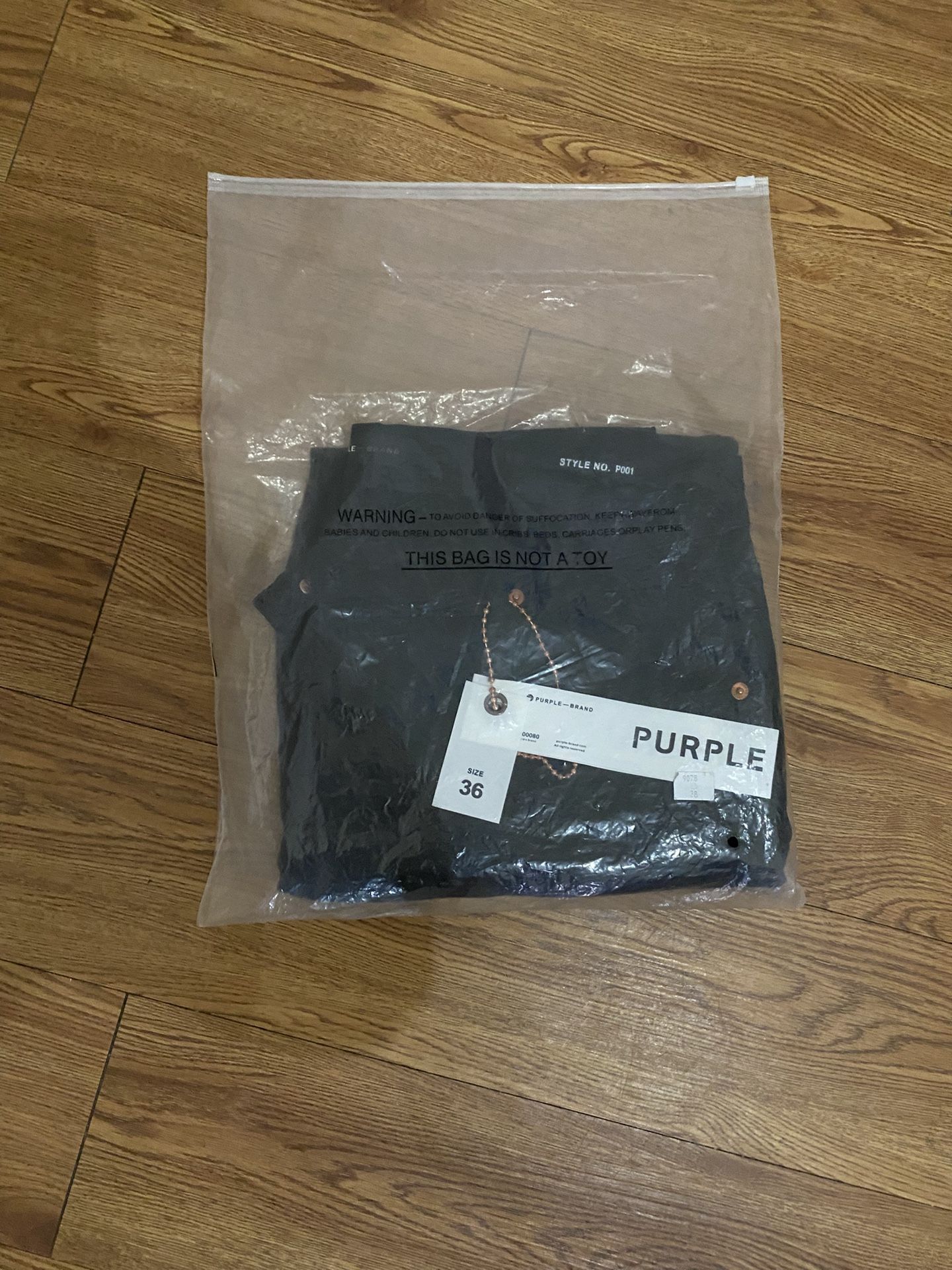 Black Purple Brand Jeans