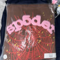 Brand new Spider Hoodie Brown And Pink!