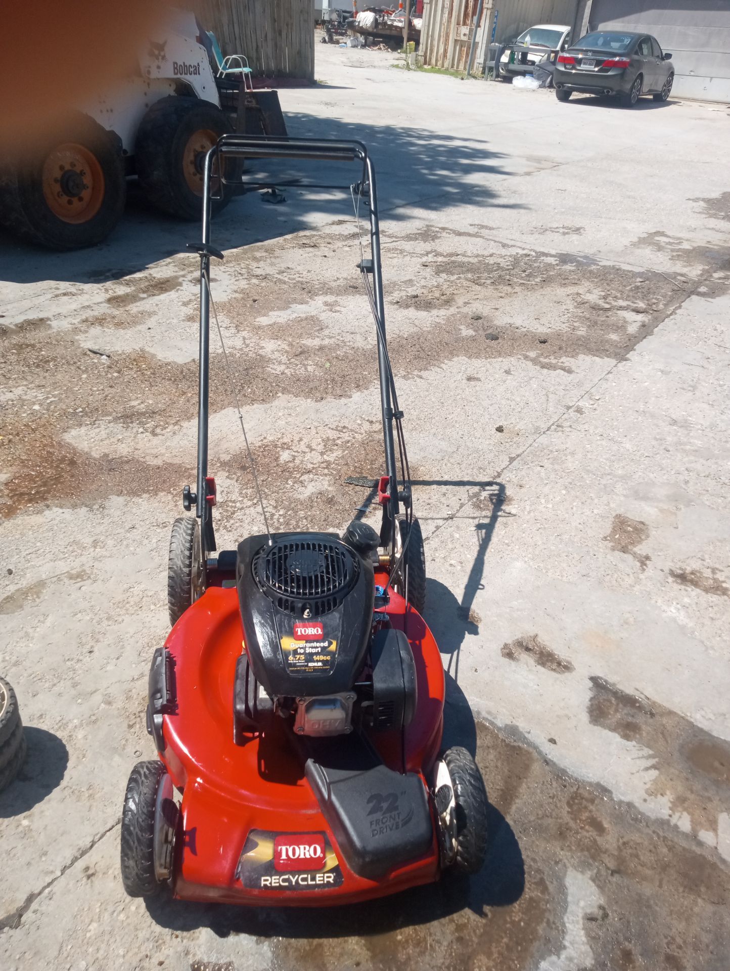 Toro self propelled mower no bag