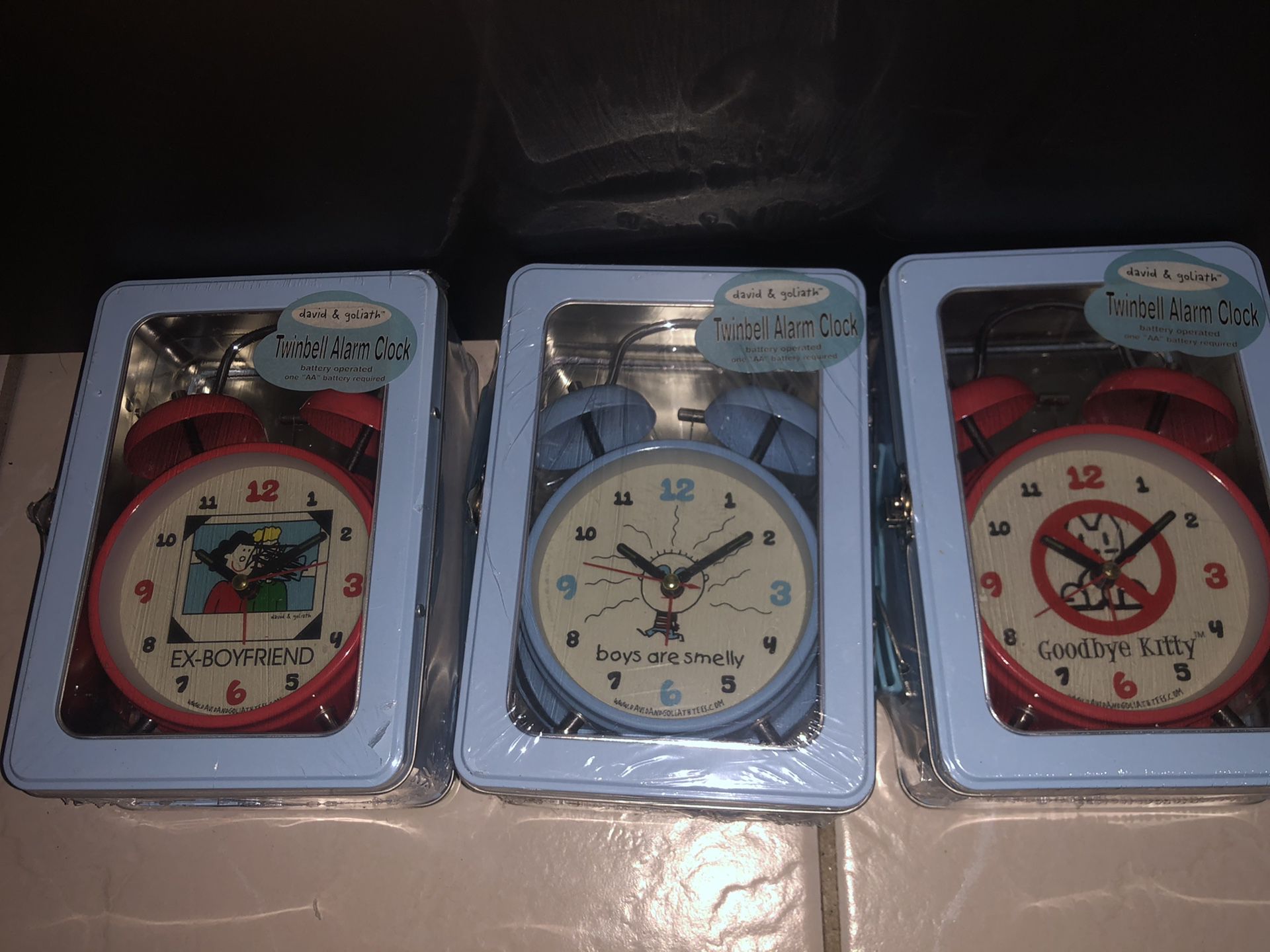 Alarm clocks (new)