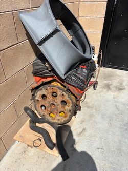 Engine and transmission