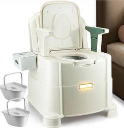 Bedside Commode, Upgraded Commode Toilet Potty Chair