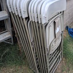 10.     Plastic Folding Chairs 