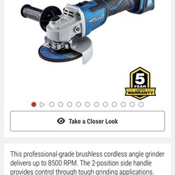 Hercules Cordless Angle Grinder  