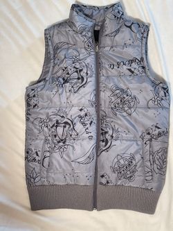 Women’s FOX Riders Co racing puffer vest $30 size medium 