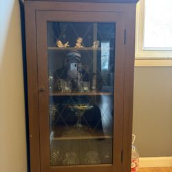 Small Antique Curio Cabinet
