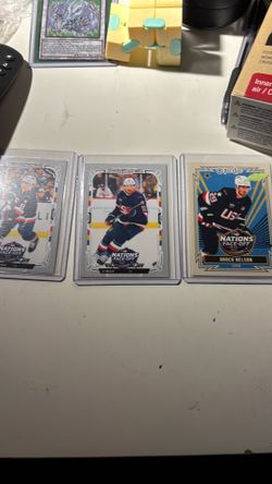 3 team USA hockey player cards