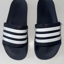Adidas Men's Adilette Shower Slides Navy/White Size10