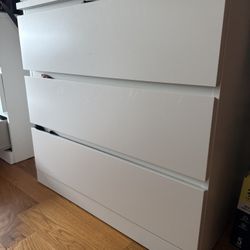 white dresser
