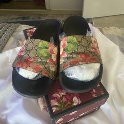 Gucci Floral Slides