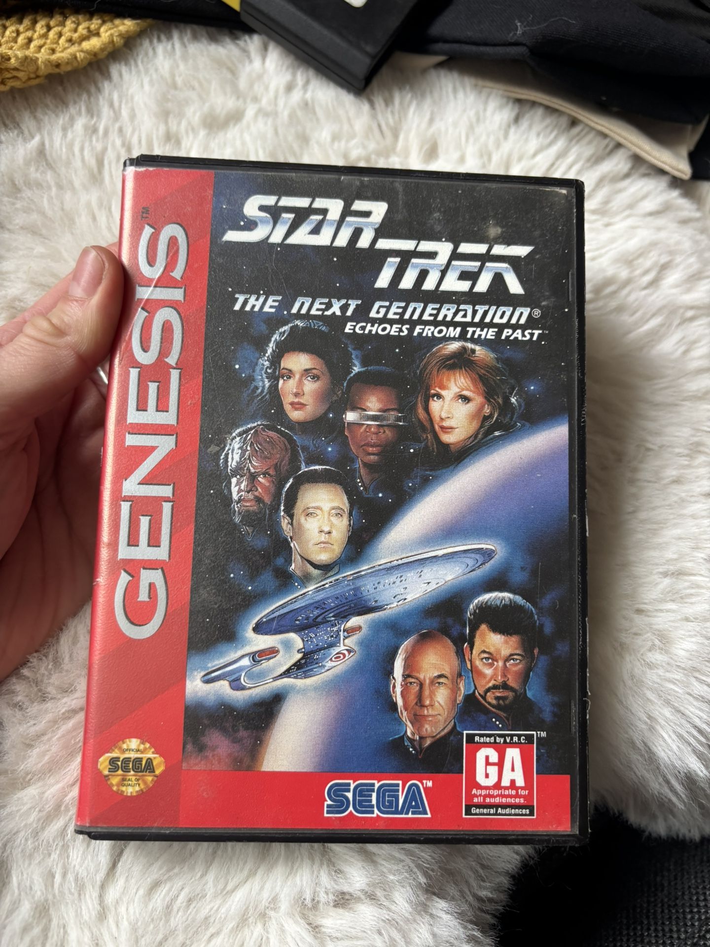 Sega Genesis Star Trek Next Generation With Case