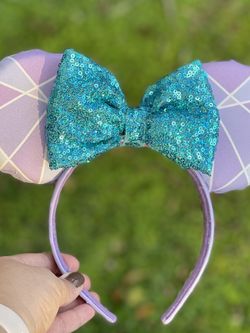 Mickey Ears Purple Wall