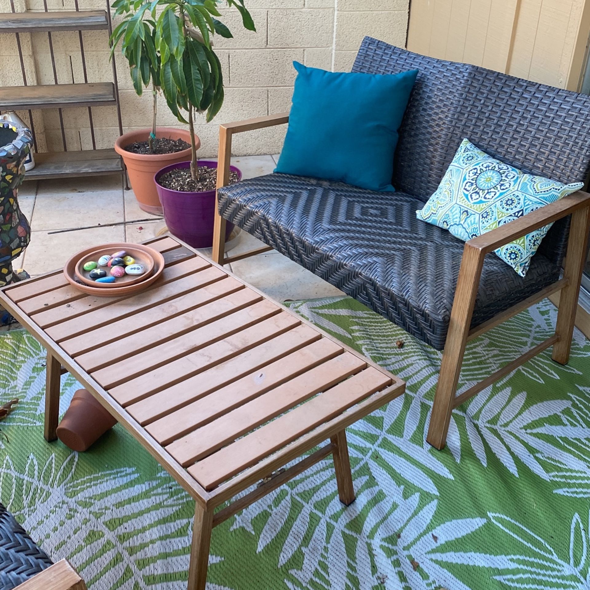 Patio Furniture Wicker And Metal for Sale in Phoenix, AZ OfferUp