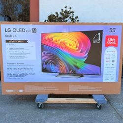 55C6 55” Lg smart 4k oled hdr tv 