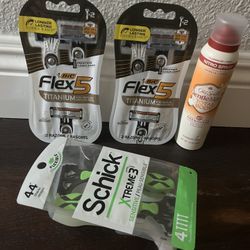 Bic & Schick Razor Bundle with Old Spice Total Body Deodorant