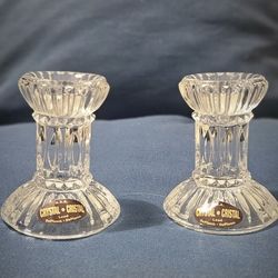Lead Crystal Candlesticks 