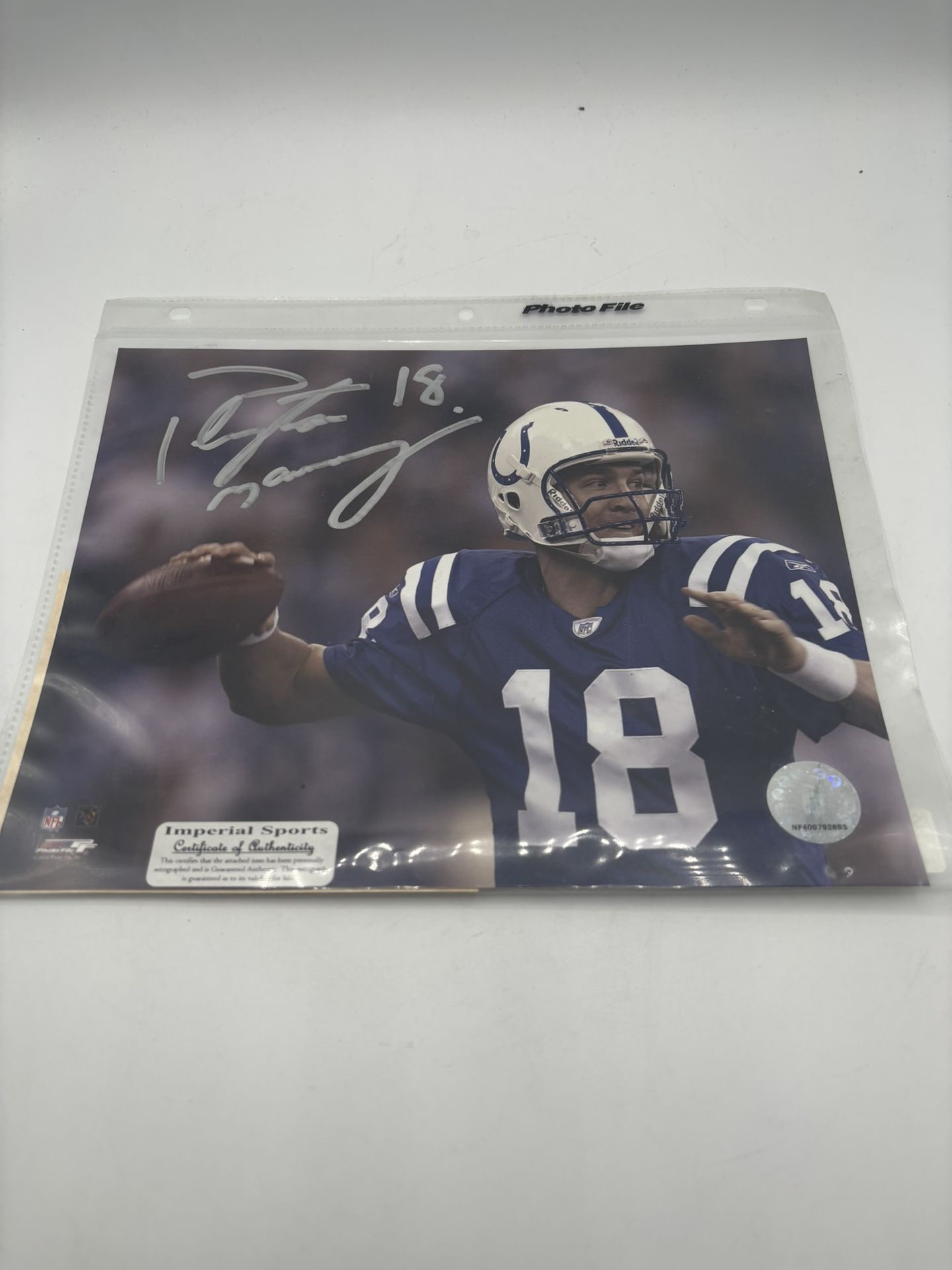 Imperial Sports Peyton Manning Autographed Photo