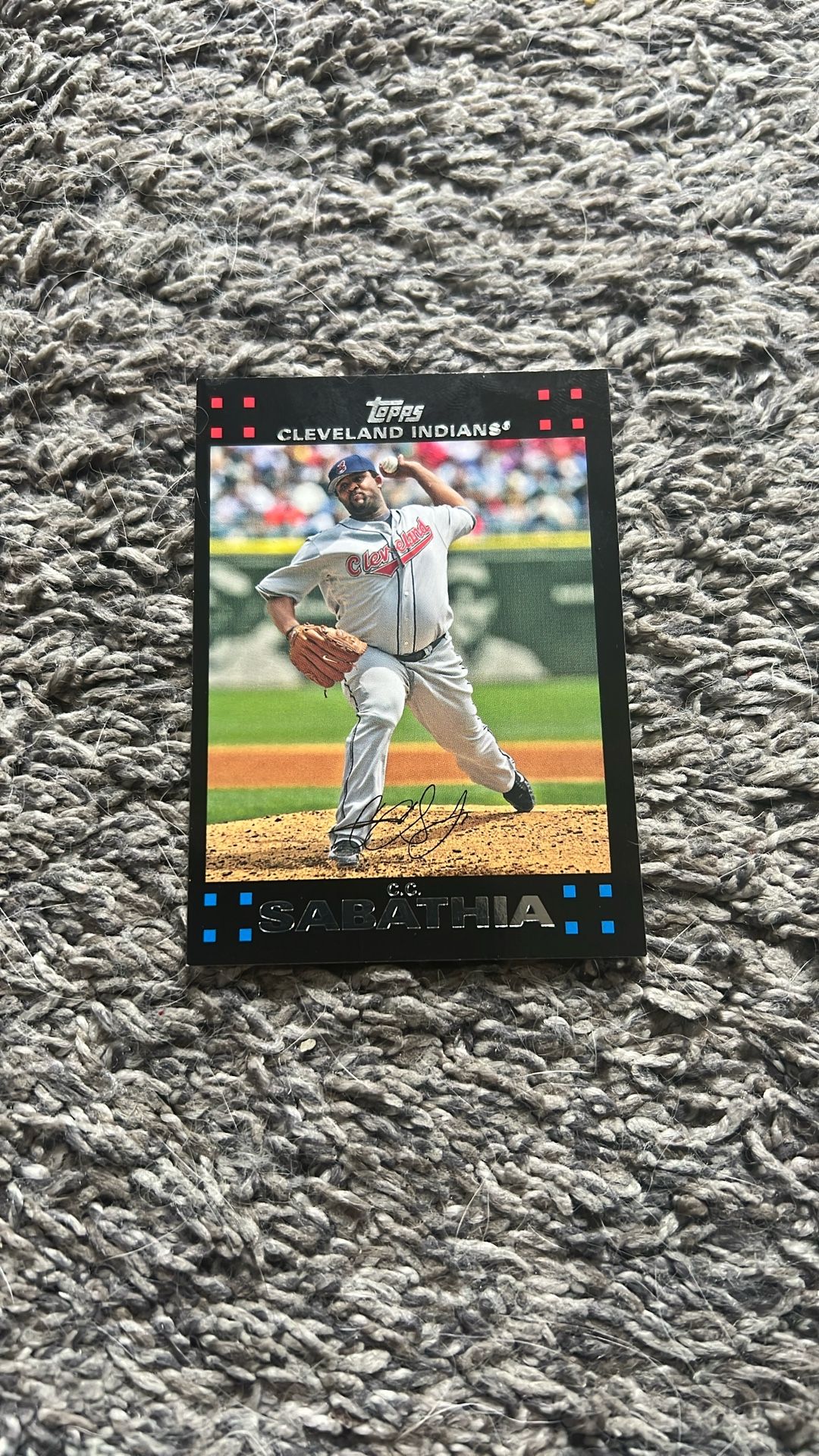 2007 Topps #CLE8 C.C. Sabathia - Cleveland Indians - Pitcher