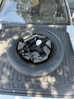 T145/80R17 Spare Tire With Jack And tools