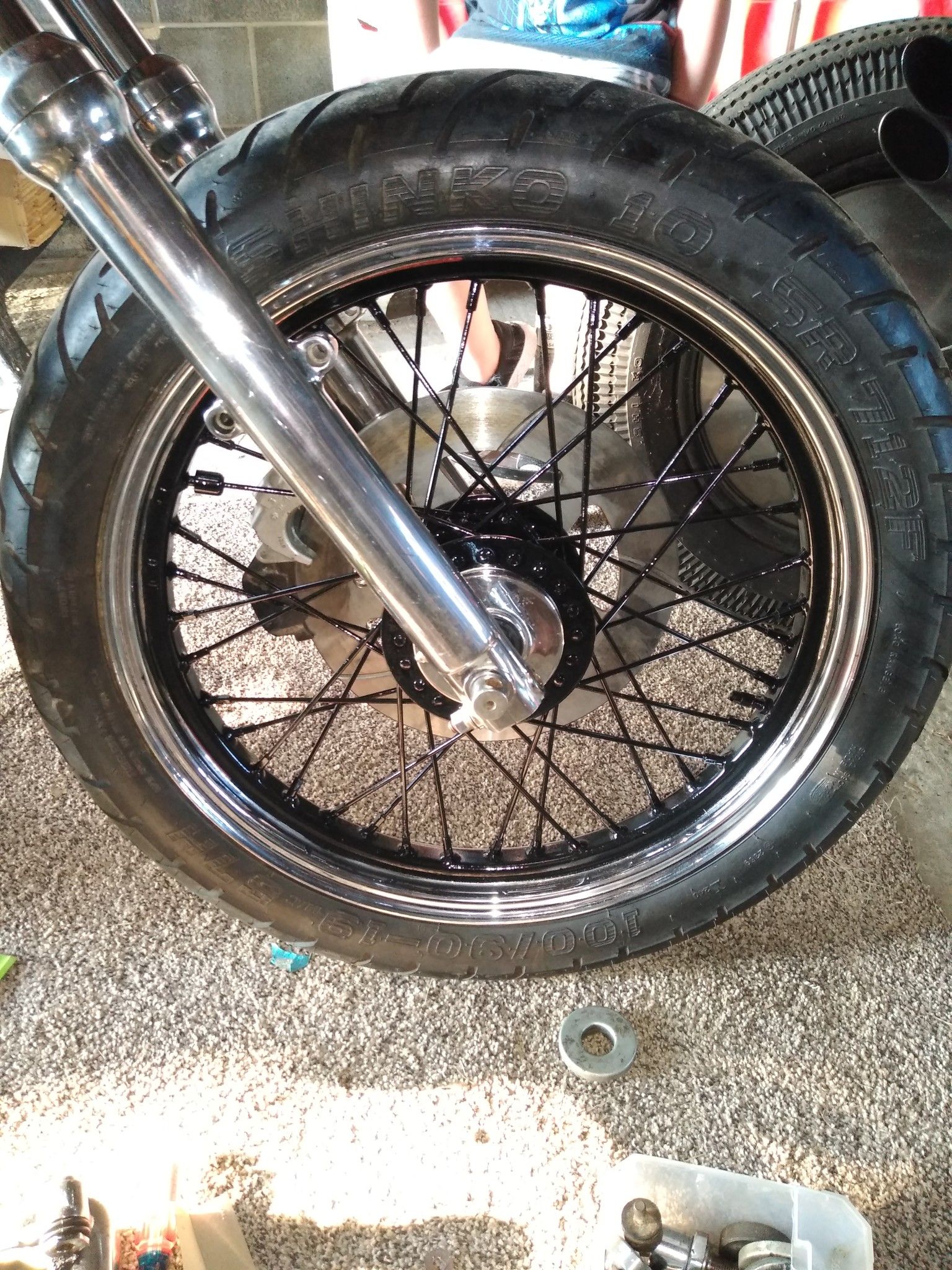 19' front Sportster wheel with tire