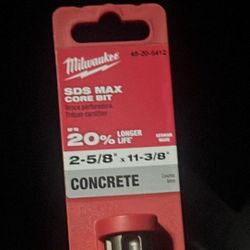 Milwaukee 2 5/8” Core Bit