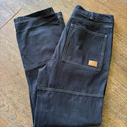 Black Liquid Lagoon Mens Skater Jeans