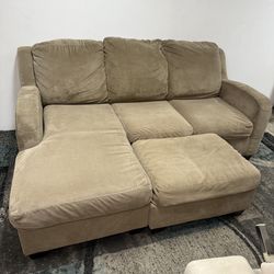 Sectional Couch Free Delivery Ottoman Sofa Reversible Chaise