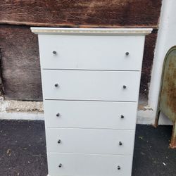 Tall Modern White House Dresser 