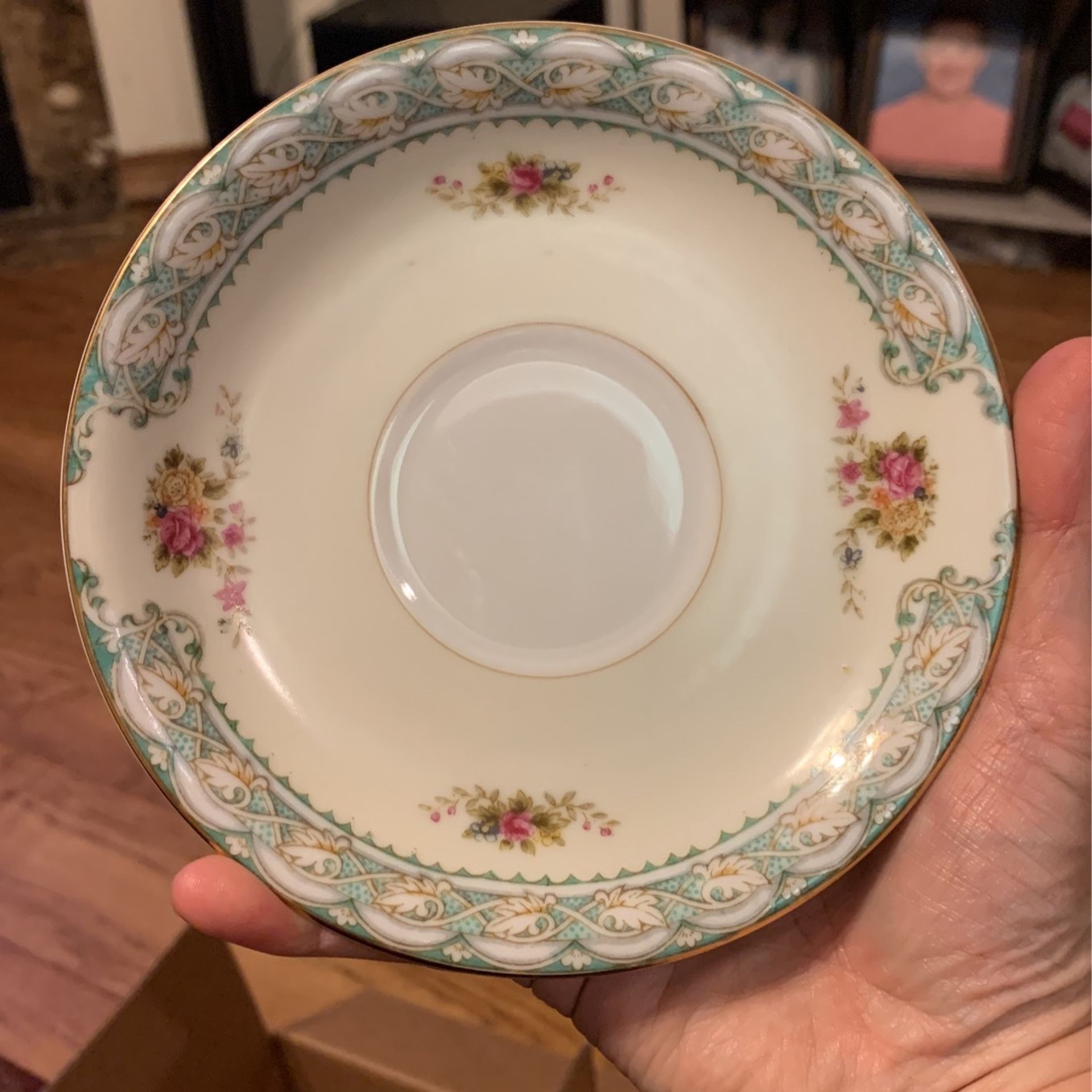 Lot Of 5 Spoto Fine China Saucers Made In Occupied Japan