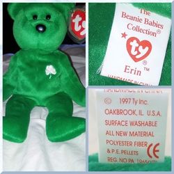 Beanie Baby Rare ERIN 1997