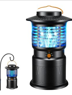 Bug zapper and trap rechargeable